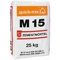 quick-mix M15, Zement-Mauermörtel, Sack 25 kg